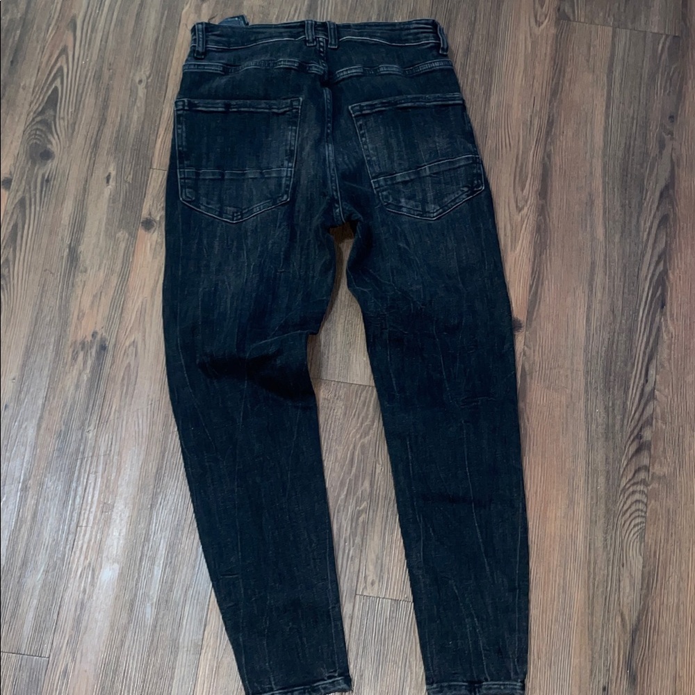 Zara Men's Black Wash Jeans,EU 40/US 31 waist!NWT - Picture 6 of 10
